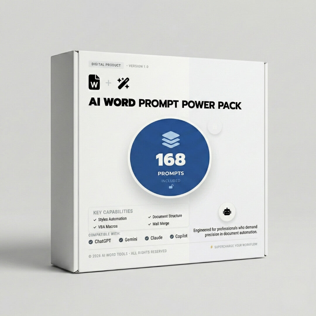 AI Word Prompt Pack